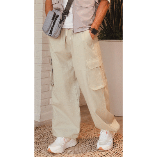 Pantalon cargo regulable